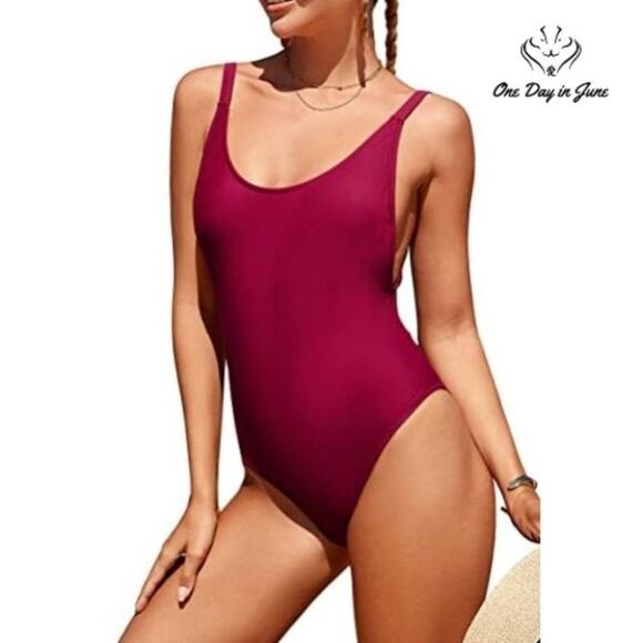 Prettygarden U Neck One Piece Swimsuit Size S - Picture 1 of 4
